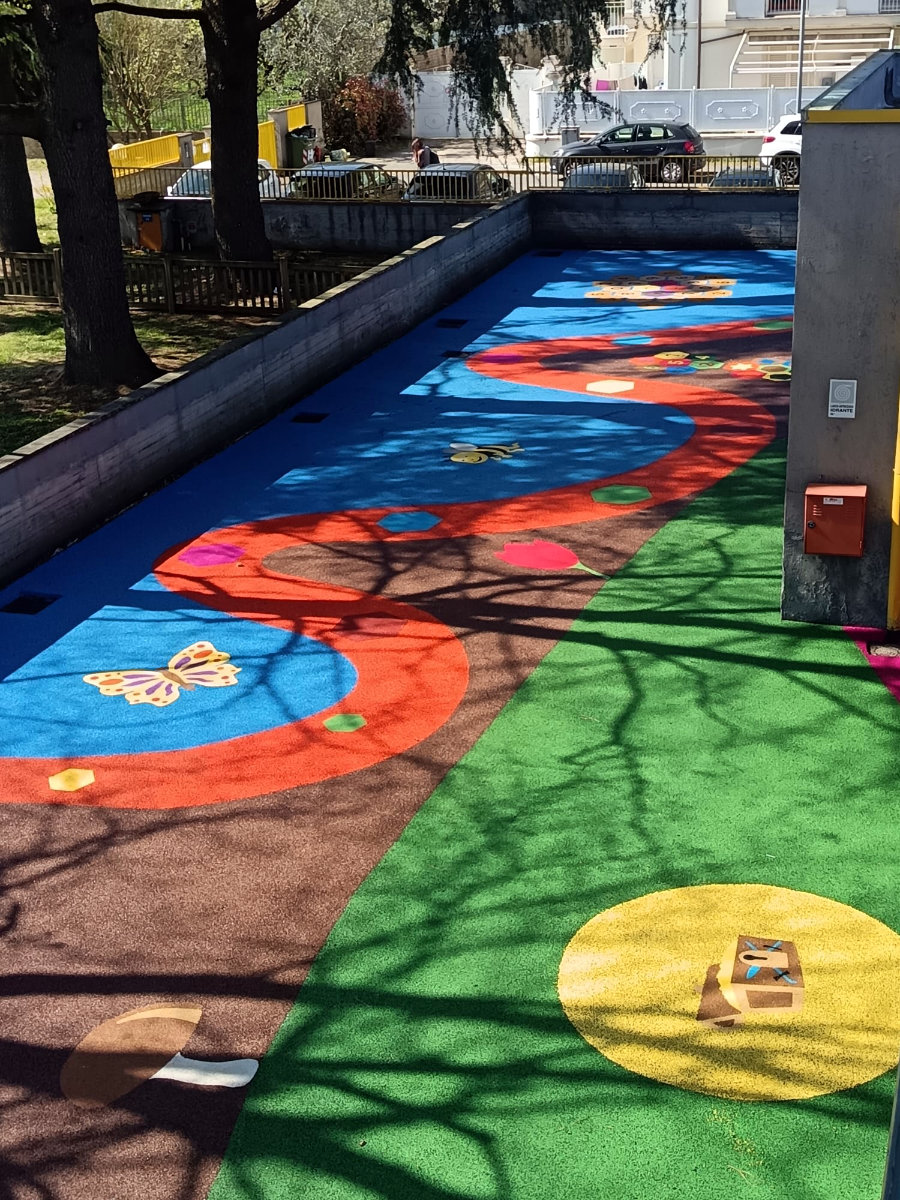 Realizzazione Parco Giochi Sintetico - Valenti Giardini